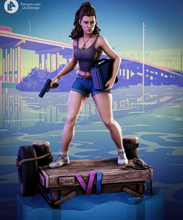 Lucia - GTA 6 - Figure Colecionável